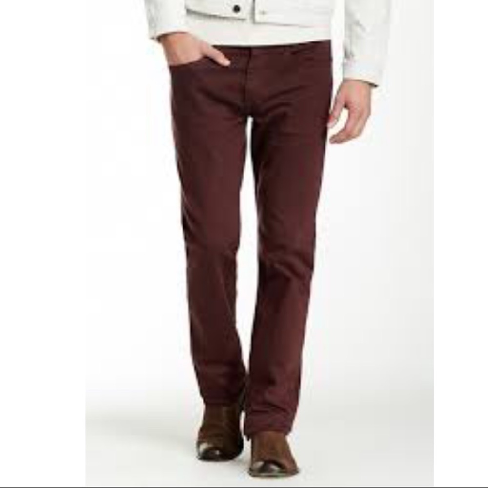 Joes jeans the Braxton slim narrow 33 burgundy
